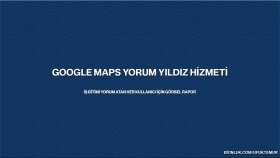 Google Maps Yorum Yıldız