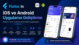Flutter ile iOS ve Android uygulama geliştiririm