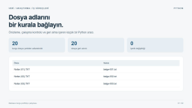Python ile Önizlemeli Dosya Adlandırma Aracı