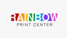 Rainbow Print Center - Logo Tasarımı