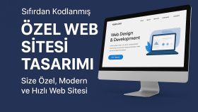 sizin için özel tasarlanmış bir web site yaparım