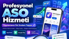 uygulamanızı üst sıralara taşıyacak ASO yapıyorum