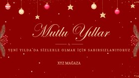 Yılbaşı İçin Billboard Tasarımı