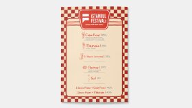 İstanbul Festivali Cherry Pop Diner Alanı Menü