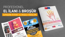 broşür, el ilanı ve kataloglarınızı tasarlayabilirim