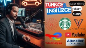 reklam anons belgesel ve dublaj seslendirmelerinizi yaparım