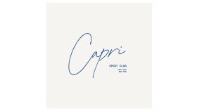 Typographic Minimalist Capri Sport Club  Logo Çalışması.