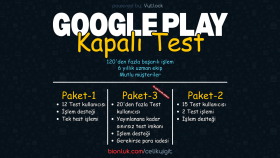 Google Play kapalı test hizmeti sağlarım