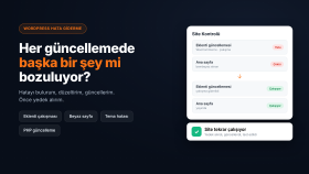 WordPress sitenizdeki hataları bulur, düzeltir, güncellerim