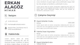 CV tasarımı