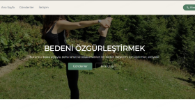 Fizyoterapi kliniği için web sitesi