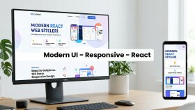 React ile profesyonel web siteleri oluşturuyorum
