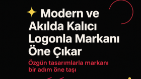 modern ve akılda kalıcı logonla markanı öne çıkarırım