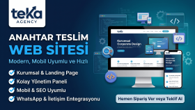 modern ve  mobil uyumlu anahtar teslim web sitesi yaparım