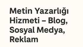 kelimelerle markaları konuşturan metin yazarlığı yaparım