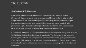 Kendine Has Stiliyle Tim Burton!