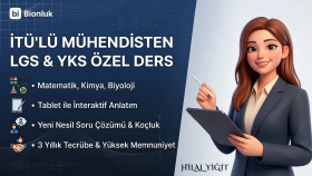 İTÜ'lüden LGS/YKS özel ders ve sınav mentorluğu yaparım