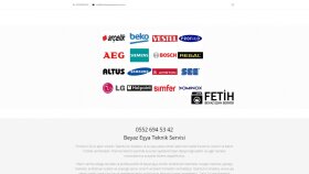 Fetih Beyaz Eşya Servisi - Web Sitesi