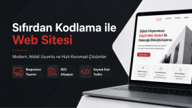 sıfırdan kodlama ile kurumsal site yaparım