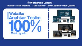 wordpress anahtar teslim site yapabilirim