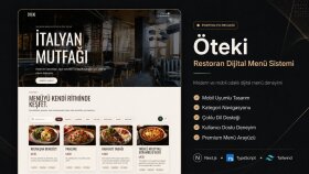 Öteki - Premium Dijital Menü Platformu
