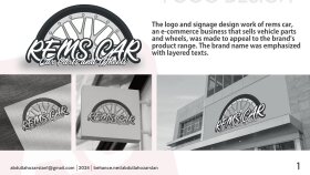 REMSCAR Car Parts & Wheels Logo Design