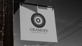 GRAMOFE・Nostaljik Kafe Logo