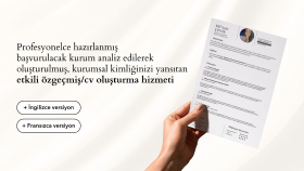 profesyonel özgeçmişinizi/cv'nizi oluştururum