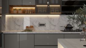 MODERN KITCHEN DESIGN & RENDER