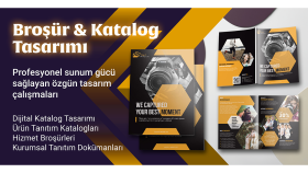 profesyonel broşür / katalog tasarımı yapabilirim