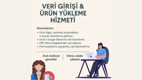 Veri Girişi & Ürün Yükleme Hizmetleri