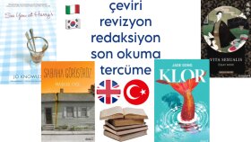 çevirileri düzenler ve redakte ederim