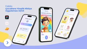 Fablio – Çocuklara Yönelik Hikâye Uygulaması UI/UX
