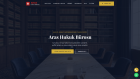 Aras Hukuk - Kurumsal Web Sitesi Tasarımı 