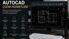 AutoCAD çizimlerinizi yaparım ve tasarımda yardımcı olurum