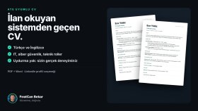 IT rolleri için ATS uyumlu Türkçe ve İngilizce CV hazırlarım