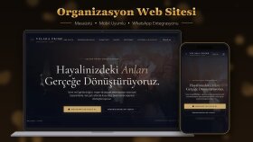 Düğün ve Etkinlik Organizasyon Sitesi 