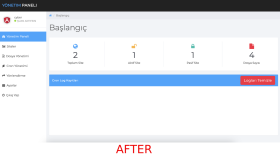 Admin Panel Entegrasyonu ve Özellik Geliştirmeleri