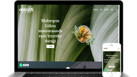 Elida Cafe & Restaurant Web Site Tasarımı