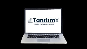 Tanıtımx Logosunun Pc Mockupı