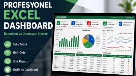 Profesyonel Excel Dashboard ve Raporlama Sistemi  Kısa açıkl