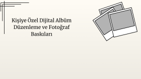 albüm tasarlar ve düzenlerim
