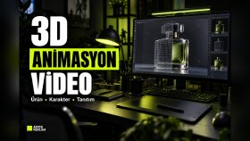 markanız için 3d ve 2d animasyon video hazırlarım