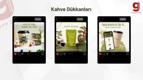 Kahve Dükkanı Sektörü Sosyal Medya Tasarımları