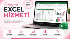 Excel dosyalarınızı profesyonelce düzenler ve raporlarım