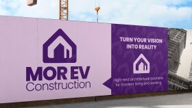 Morev İnşaat Firması için Logo ve Kurumsal Kimlik Tasarımı