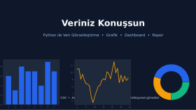 Python ile Veri Görselleştirme, Dashboard ve Rapor Örnekleri