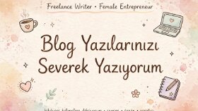 bir içerik yazarıyım samimi,akıcı,özgün yazılar yazarım