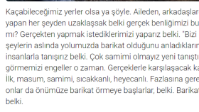 istediğiniz bir yazıyı inceleyebilirim