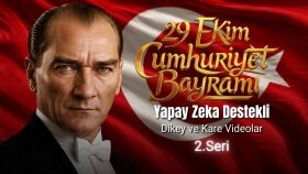 29 Ekim Cumhuriyet Bayramı Yapay Zeka Video